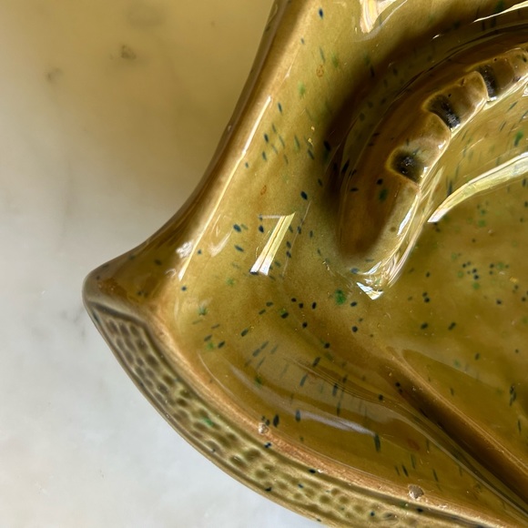 Vintage circa 1970s glazed ceramic ashtray - Picture 10 of 16